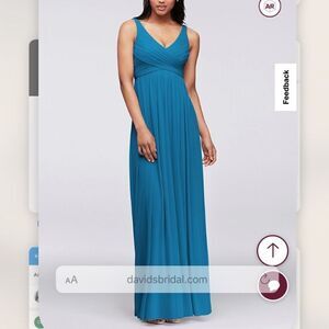David’s Bridal Navy Gown Size 6